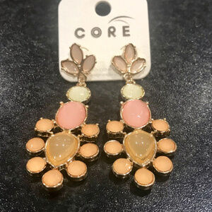 Multi Color Dangle Earrings